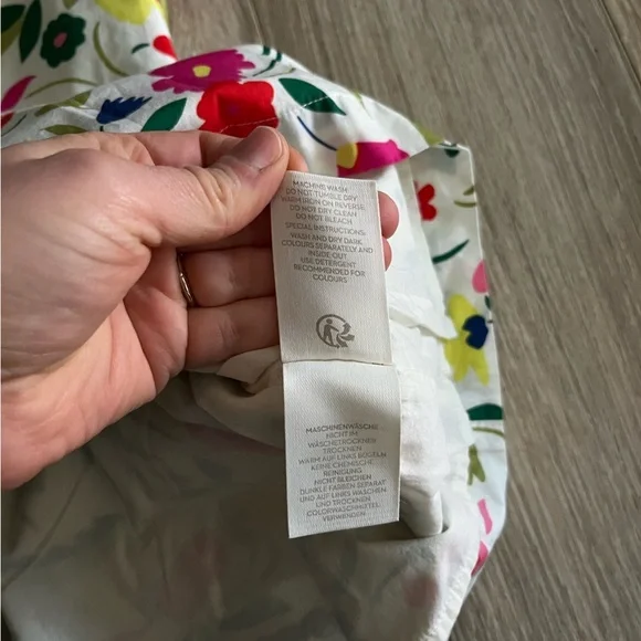 Boden Women’s Multicolor Floral A-Line Skirt - Size 6 - Picture 6 of 8